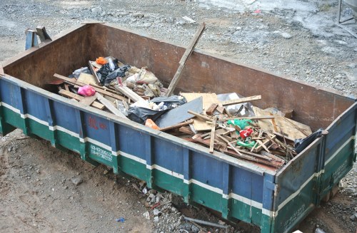 West London house clearance in action with professionals removing items